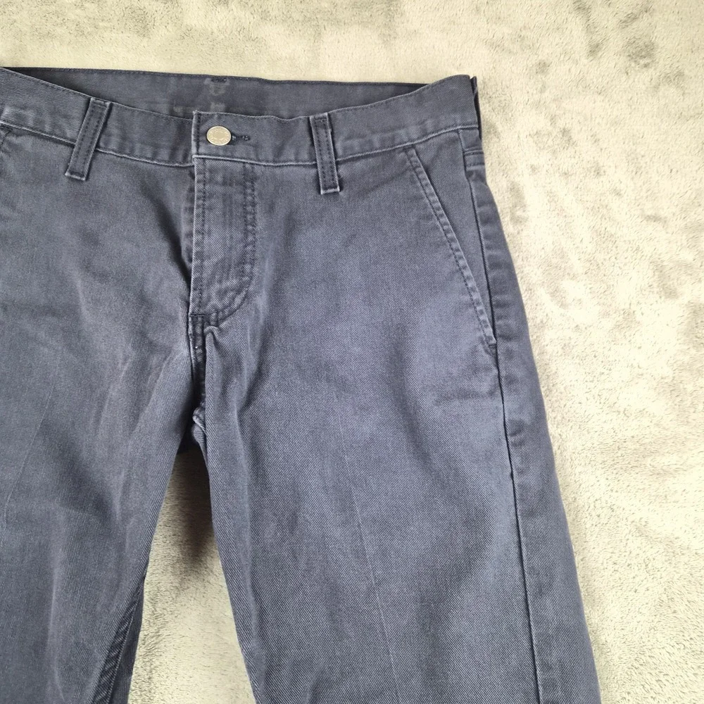Levis 511 Pants Mens 30x30 Navy Blue Stretch Skinny Chino Casual Trouser  Office